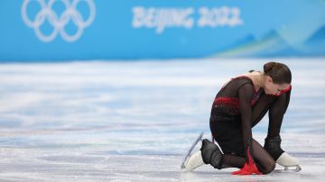 Kamila Valíeva de 15 años de edad dio positivo por dopaje en Pekín 2022.