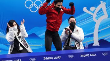 Donovan Carrillo en los Juegos Olímpicos de Invierno Beijing 2022.