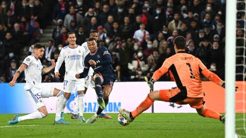 Kylian Mbappé marcó el gol decisivo ante el Real Madrid.