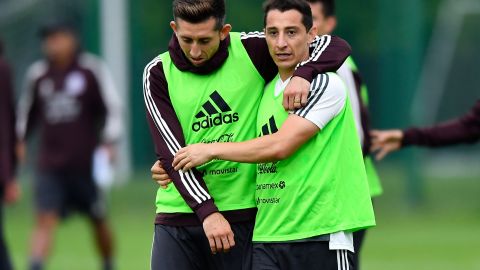 Andrés Guardado y Héctor Herrera