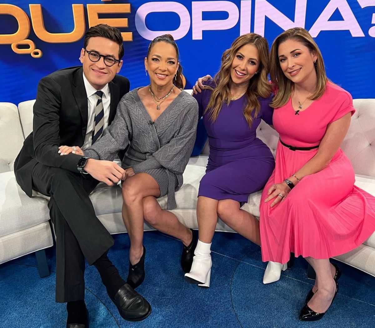 Nacho Lozano, Adamari López, Chiquibaby y Arantxa Loizaga.