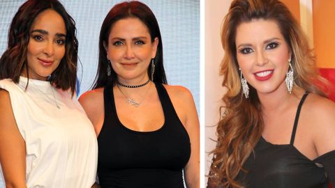 Manelyk González, Celia Lora y Alicia Machado.
