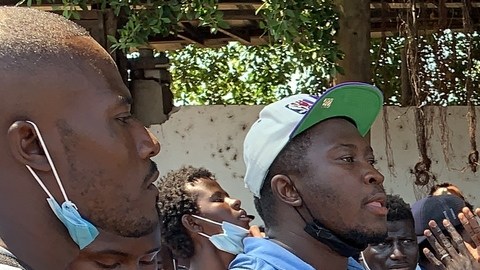VIDEO: Migrantes se enfrentan con la Guardia Nacional de México en Tapachula Chiapas