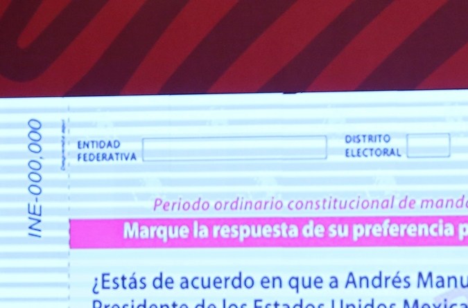 México inicia la impresión de boletas para la consulta de revocación de mandato presidencial