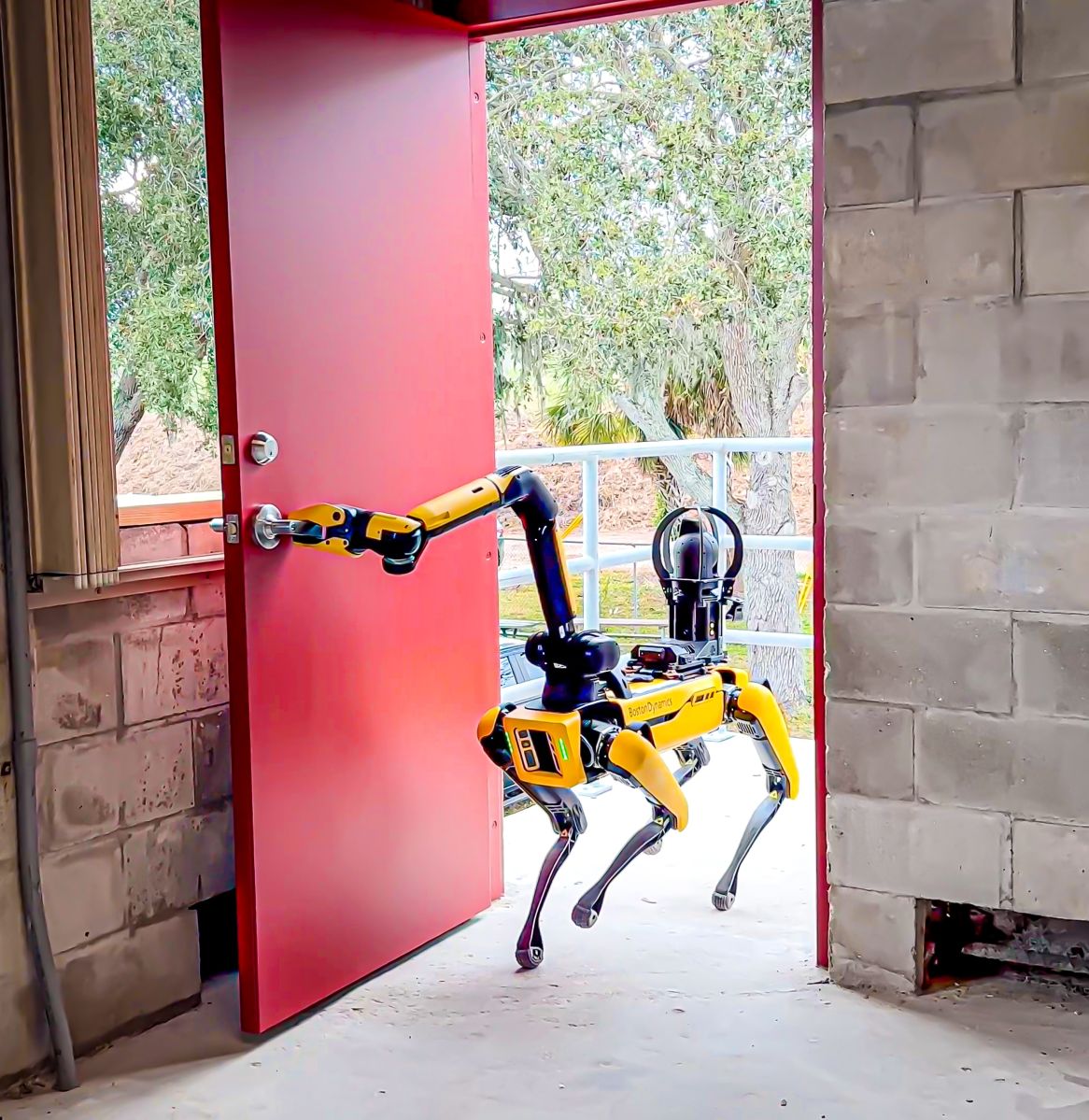 PHOTO: A robot dog becomes the new reinforcement of the Florida Police