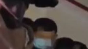 Los migrantes rescatados.