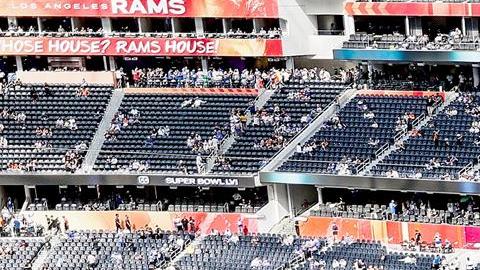 El SoFi Stadium en Inglewood recibió el Supero Bowl LVI.