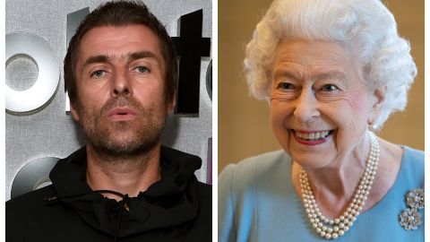 Liam Gallagher e Isabel II