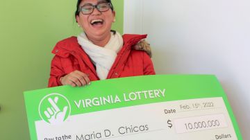 Ganadora de lotería en Virginia