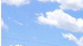 El pequeño esperaba el camión escolar