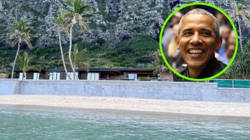 Fotos: Captan a Barack Obama visitando la polémica mansión que está construyendo en Hawai