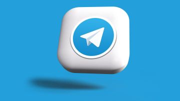 Imagen con el logo de la aplicación de mensajería instantánea Telegram