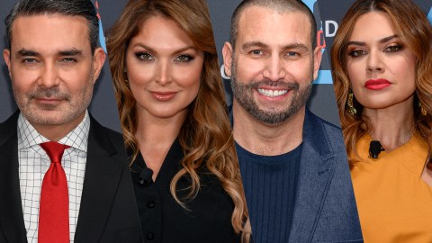 Mauricio Islas, Blanca Soto, Rafael Amaya y Angélica Celaya en los Telemundo Screenings 2022-2023.