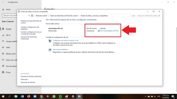 Captura de pantalla del escritorio de Windows mostrando las opciones del menú de inicio.