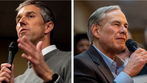 Betto O'Rourke y Greg Abbott se enfrentan por la gubernatura de Texas en noviembre.