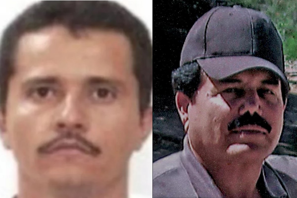 El Mencho y el Mayo Zambada, líderes del CJNG y del cártel de Sinaloa, respectivamene.