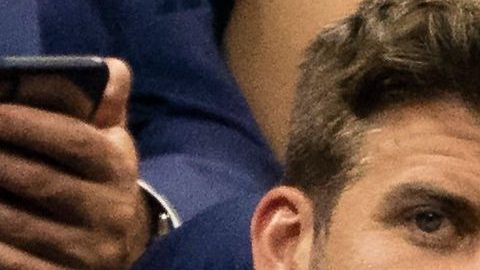 Gerard Piqué y Shakira disfrutando del US Open en el 2019.