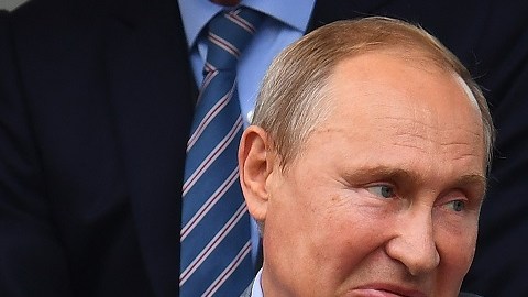 Vladimir Putin y Bernie Ecclestone han coincidido en varios GP de Rusia.