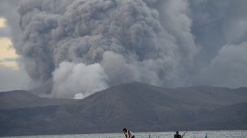 Erupción del volcán Taal en Filipinas