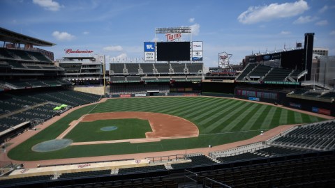 Target Field de Minnesota, hogar durante varios años del prospecto venezolano Víctor Heredia.