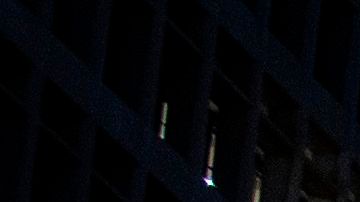 The Los Angeles City Hall is lit in purple and gold as part of the "Forward Into Light" initiative to commemorate the 100th anniversary of the 19th Amendment and women's constitutional right to vote, in Los Angeles on August 26, 2020. - Buildings and landmarks across the country will light up in purple and gold on August 26, 2020 as part of the Commissions nationwide Forward Into Light Campaign, named in honor of the historic suffrage slogan, "Forward through the Darkness, Forward into Light." (Photo by VALERIE MACON / AFP) (Photo by VALERIE MACON/AFP via Getty Images)