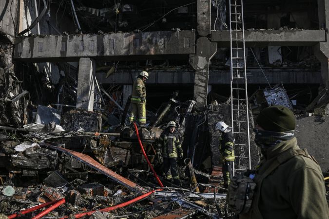Conflicto Rusia Ucrania Bombardeo Kiev