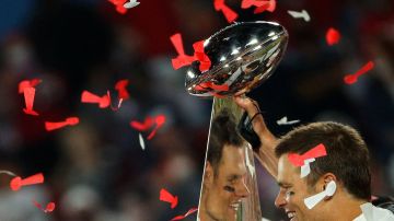 Tom Brady ganó el Super Bowl LV con los Tampa Bay Buccaneers.