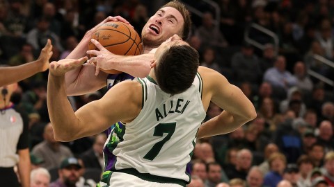 Grayson Allen fue abucheado.