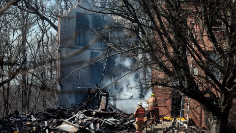 Explosión destruye edificio en Maryland