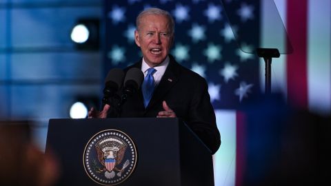 El presidente Biden dio un discurso en Polonia, donde criticó severamente a Putin.