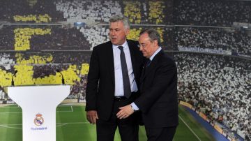 Florentino Pérez respalda el proceso de Carlo Ancelotti.