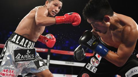 Miguel Berchelt en su pelea anterior contra Takashi Miura.