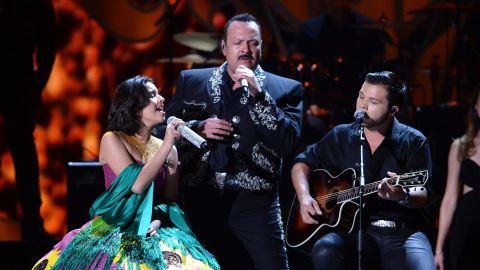 Ángela, Pepe y Leonardo Aguilar | Jason Koerner/Getty Images for iHeart Radio.