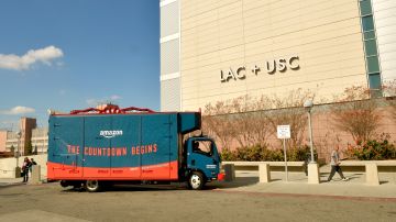LOS ANGELES, CA - MARCH 01: A general view of atmosphere at Marvel's The Universe Unites at LAC+USC Medical Center on March 1, 2018 in Los Angeles, California. Holland borrowed the Amazon Treasure Truck to deliiver the first of a $1m toy donation from Funko to Starlight Children's Foundation (Photo by Matt Winkelmeyer/Getty Images for Disney)
