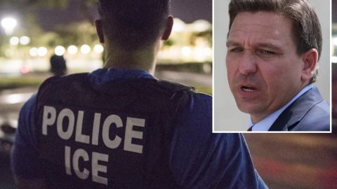 El gobernador republicano Ron DeSantis facilitará las acciones de ICE en Florida.