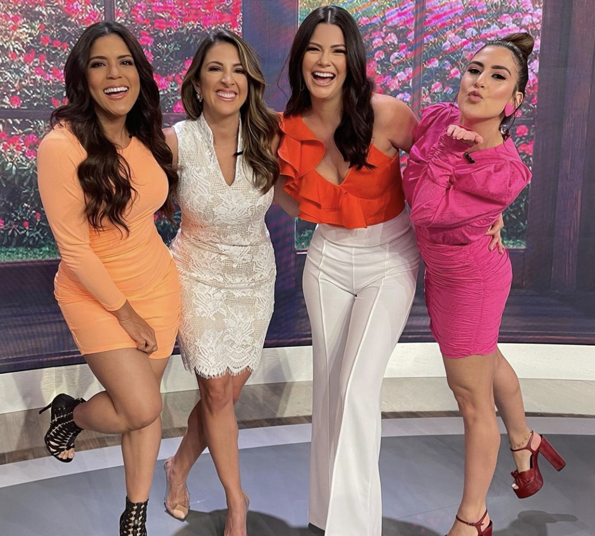 Francisca Lachapel, Maity Interiano, Ana Patricia Gámez y Jessica Rodríguez.