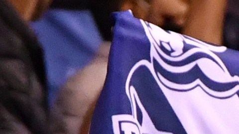 Afición del Puebla en el Estadio Cuauhtémoc.