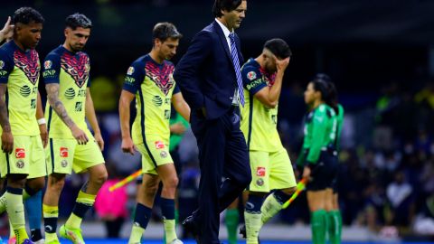 Santiago Solari en la jornada 4, cuando aún dirigía al Club América.