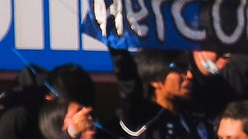 Afición de Querétaro en el estadio.