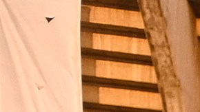 Aficionados afuera del Estadio Azteca.