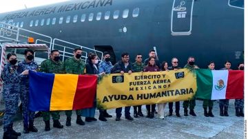 Segundo avión militar mexicano realiza vuelo de regreso a México con familias que huyen de Ucrania