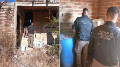 Operativo contra el CJNG, le desmantelan un narcolaboratorio.