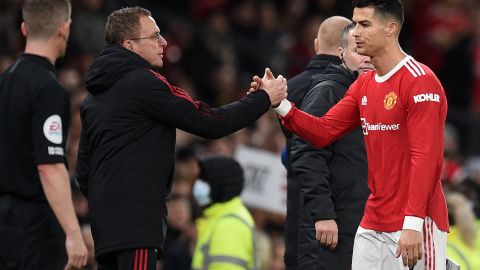 La relación entre Cristiano Ronaldo y Ralf Rangnick es muy tensa.