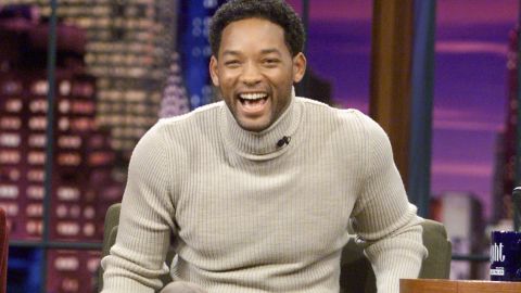 Will Smith en el show de Jay Leno.