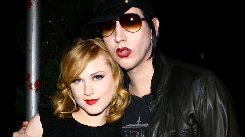 Evan Rachel Wood y Marilyn Manson