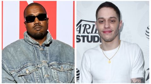 Kanye West y Pete Davidson