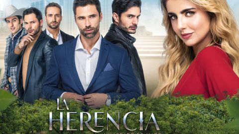 Michelle Renaud y Matías Novoa protagonizan la telenovela 'La Herencia'.