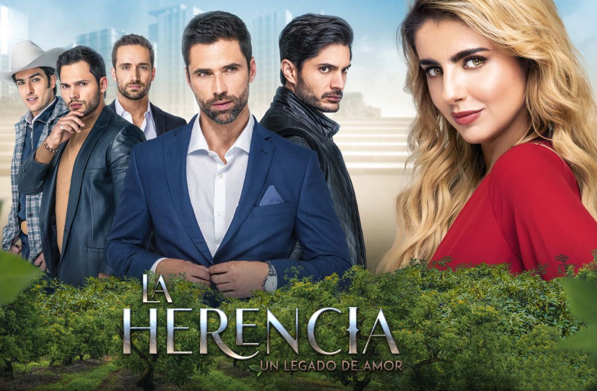 Michelle Renaud y Matías Novoa protagonizan la telenovela 'La Herencia'.