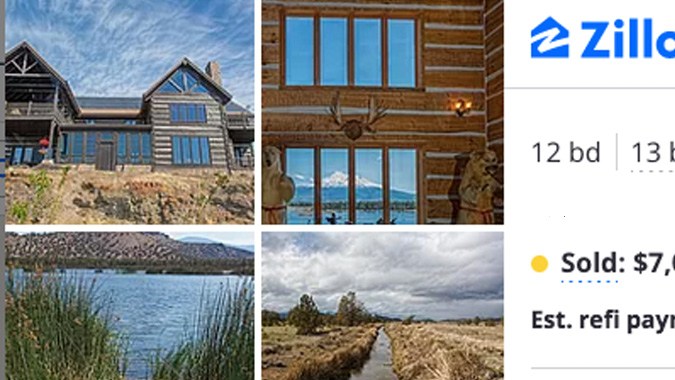 Steven Seagal tenía una amplia colección de animales disecados en una de sus salas (Zillow)