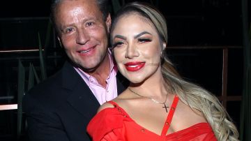 Alfredo Adame y su novia Magaly Chávez.